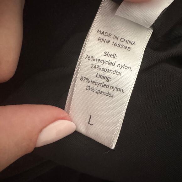 ANDIE SWIM The Corsica High Neck Open Back One Piece Swimsuit Black Large L - Picture 9 of 9